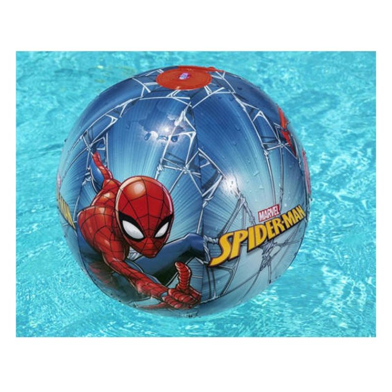 Bestway Palla Pallone Gonfiabile Spider-Man 51cm Bambini Mare Pisci...