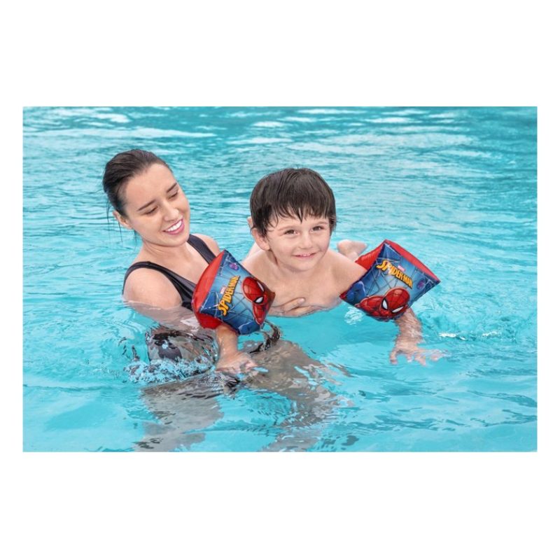 Bestway Ciambella Salvagente Braccioli Gonfiabile Spiderman Bambini...