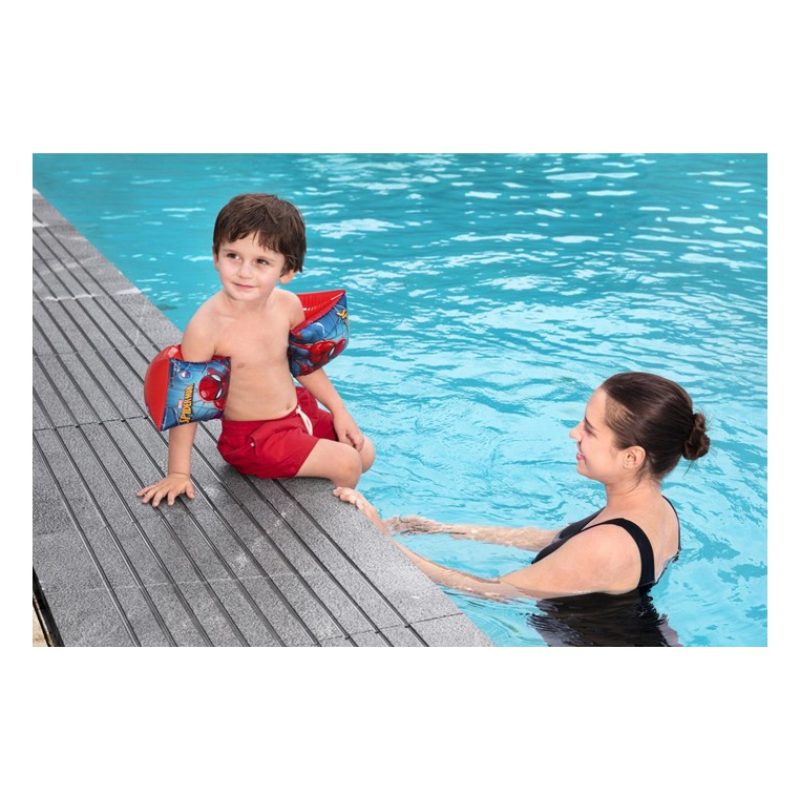 Bestway Ciambella Salvagente Braccioli Gonfiabile Spiderman Bambini...