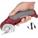 Taglierino Elettrico Cordless Pannolenci Giardinaggio Stoffa Tessuti a batteria 4.2V