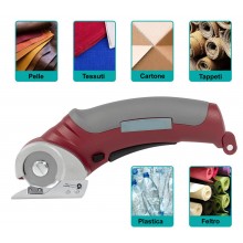 Taglierino Elettrico Cordless Pannolenci Giardinaggio Stoffa Tessuti a batteria 4.2V