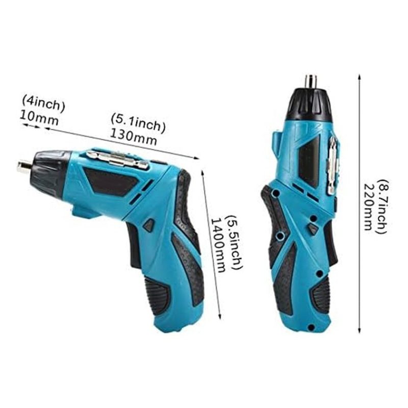 Avvitatore Elettrico Cacciavite a Batteria Mini Trapano Giravite Ri...