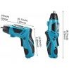 Avvitatore Elettrico Cacciavite a Batteria Mini Trapano Giravite Ri...