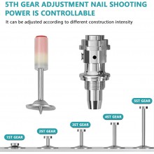 Strumento per rivetti chiodi strumento fissaggio a parete pistola sparachiodi