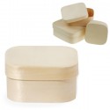 Set 12 Pezzi Scatole Box Regali portaconfetti quadrata bomboniere legno scatolina