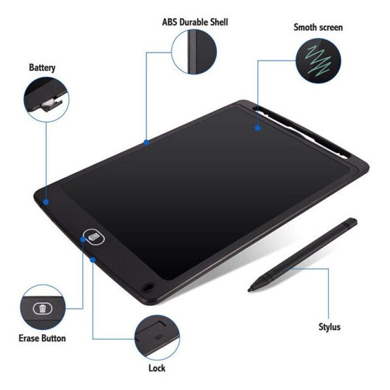 Tavoletta Grafica Lavagna Digitale Tablet LCD Scrittura Disegno Pad...