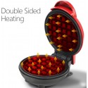 Piastra per waffle cialde dolci antiaderente elettrica 350W mini waffle maker