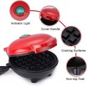 Piastra per waffle cialde dolci antiaderente elettrica 350W mini waffle maker