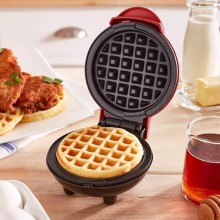 Piastra per waffle cialde dolci antiaderente elettrica 350W mini waffle maker