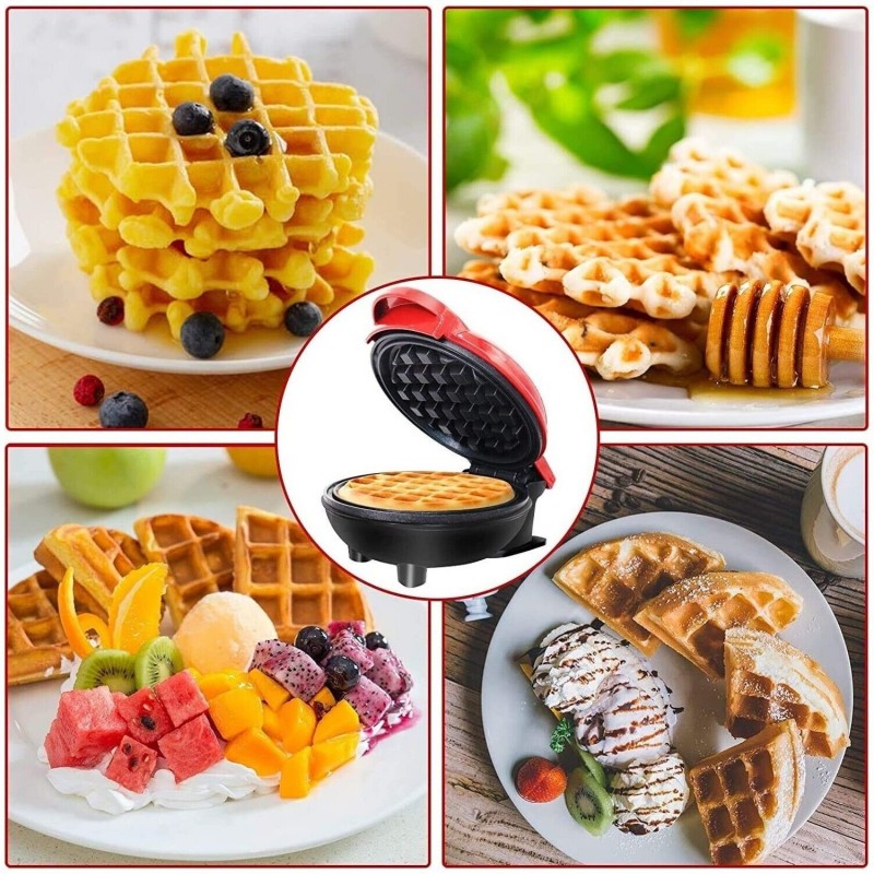 Eat Good Piastra per waffle cialde dolci antiaderente elettrica 350...