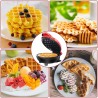 Eat Good Piastra per waffle cialde dolci antiaderente elettrica 350...