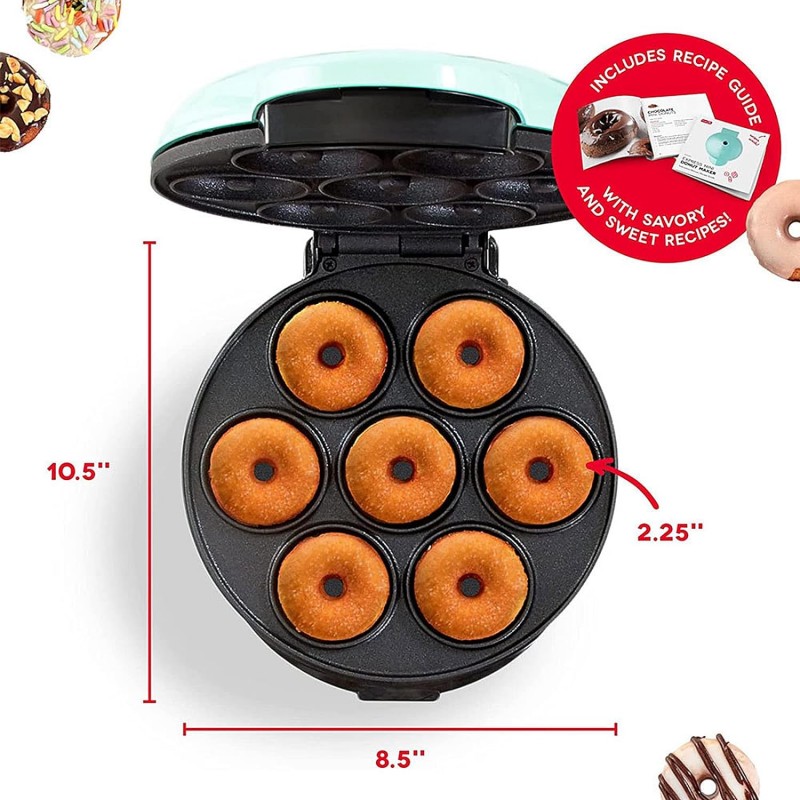 Eat Good Piastra per ciambelle 7 mini stampi donuts dolci antiadere...