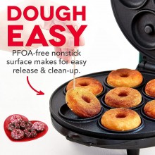 Piastra per ciambelle 7 mini stampi donuts dolci antiaderente elettrica 700W