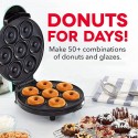 Piastra per ciambelle 7 mini stampi donuts dolci antiaderente elettrica 700W