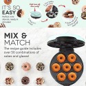 Piastra per ciambelle 7 mini stampi donuts dolci antiaderente elettrica 700W