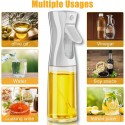 Olio Nebulizzatore Spruzzatore olio d'oliva aceto Bottiglia spray 210ml cucina