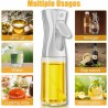 Olio Nebulizzatore Spruzzatore olio d'oliva aceto Bottiglia spray 2...