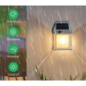 Lampada a ricarica solare LED sensore di movimento e crepuscolare IP65 esterno