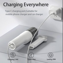 Aspirapolvere Mini Portatile Ricaricabile Potente Auto Casa Accessori senza fili