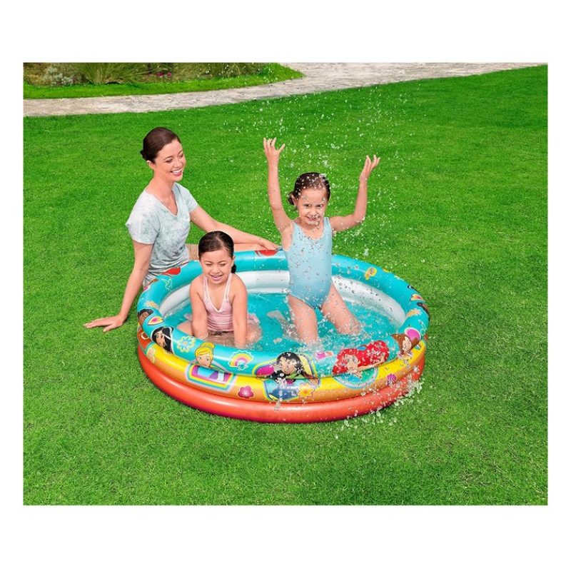 Bestway Piscina Gonfiabile 3 Anelli Disney Principesse Bambini per ...
