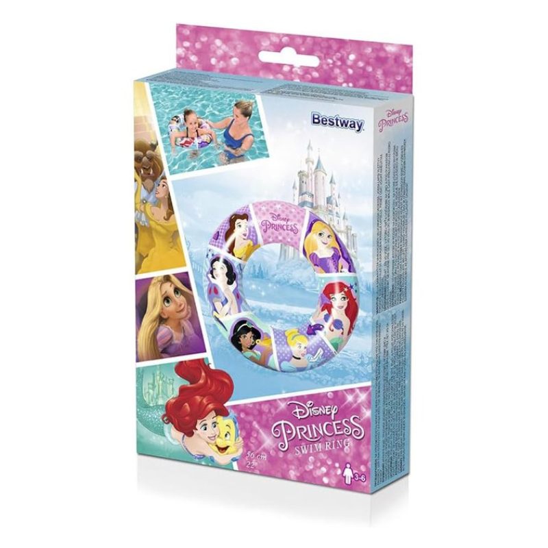 Bestway Salvagente Ciambella Principesse Disney 56 Cm Gonfiabili Ba...
