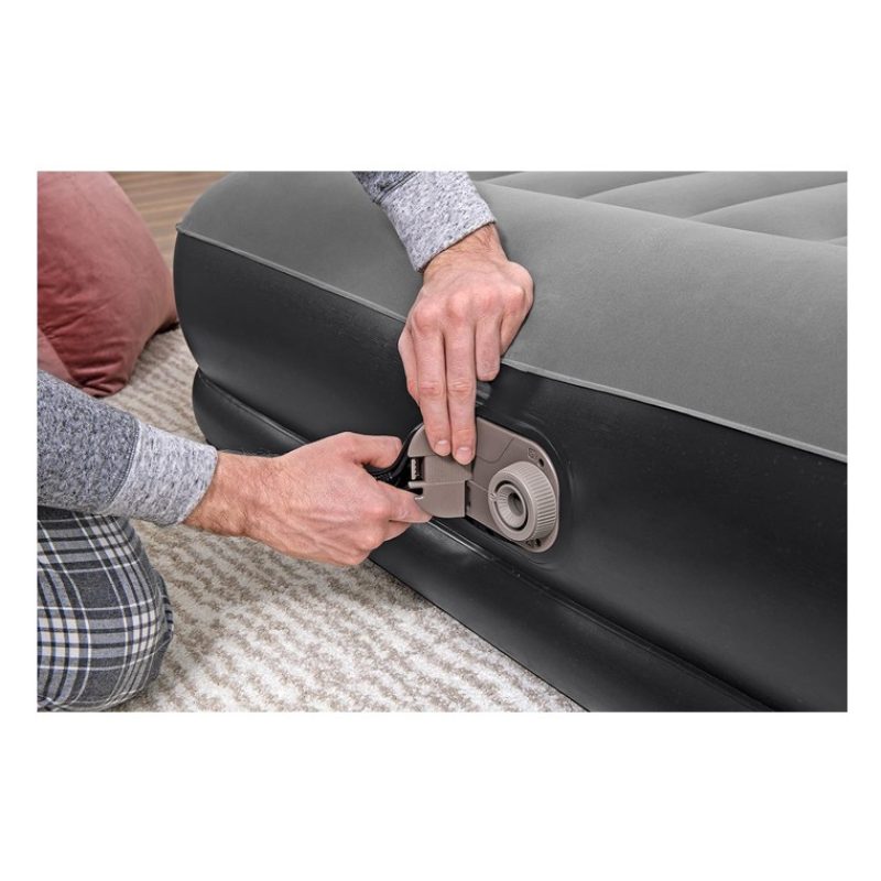 Bestway Materasso Gonfiabile 203x151x36 Cm letto con pompa elettric...