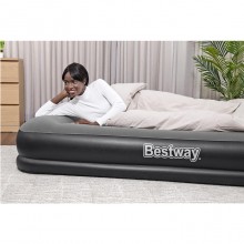 Materasso Gonfiabile 203x151x36 Cm letto con pompa elettrica integrata Bestway