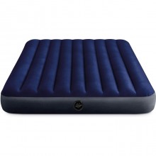 Intex 64765 Materasso Classic Matrimoniale Gonfiabile 152x203x25cm Pompa Cuscini