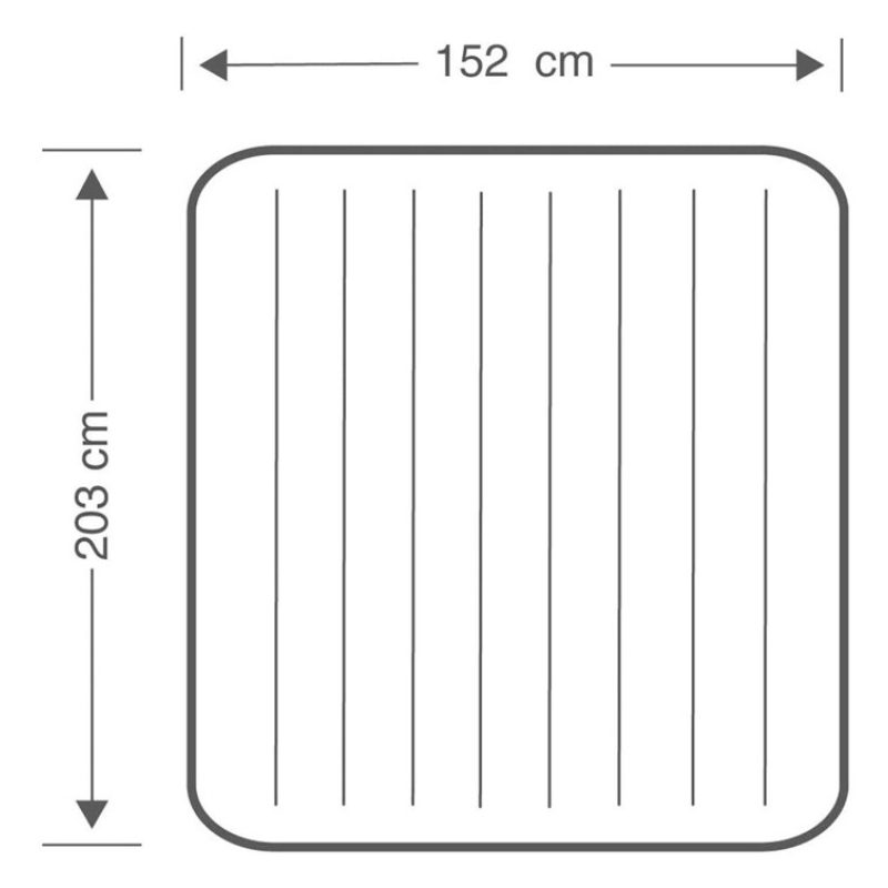 Intex Intex 64765 Materasso Classic Matrimoniale Gonfiabile 152x203...