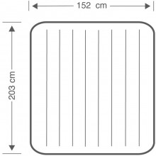 Intex Materasso matrimoniale gonfiabile letto 152x203x25 cm Classic Downy 64759