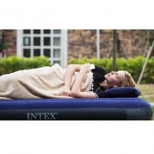 Intex Materasso matrimoniale gonfiabile letto 152x203x25 cm Classic Downy 64759
