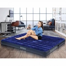 Intex Materasso matrimoniale gonfiabile Classic Downy King cm 183x203x25 64755