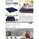 Intex Materasso matrimoniale gonfiabile Classic Downy King cm 183x203x25 64755