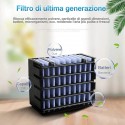 Enrico coveri Mini Condizionatore Portatile 3 in 1 con Luce a LED air cooler