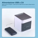 Enrico coveri Mini Condizionatore Portatile 3 in 1 con Luce a LED air cooler