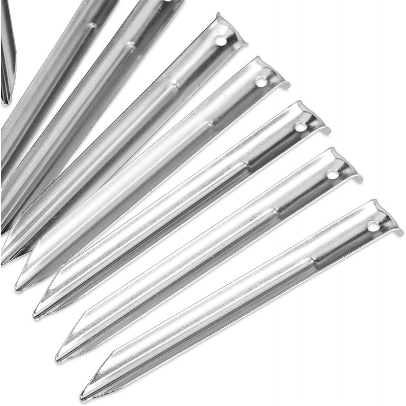 EverTop Picchetto a V 23 cm per Tenda in robusto metallo campeggio ...