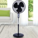 Ventilatore A Piantana Con Telecomando 50W 3 Velocità timer 50x128cm oscillante