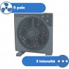 DGSUMMER Ventilatore Portatile Quadrato Rinfrescante da Pavimento T...