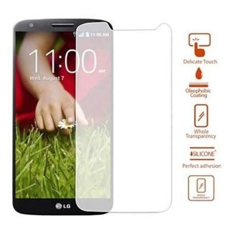 DOBO® - Pellicola protettiva in vetro temperato anti bolle Screen Protector per LG G2