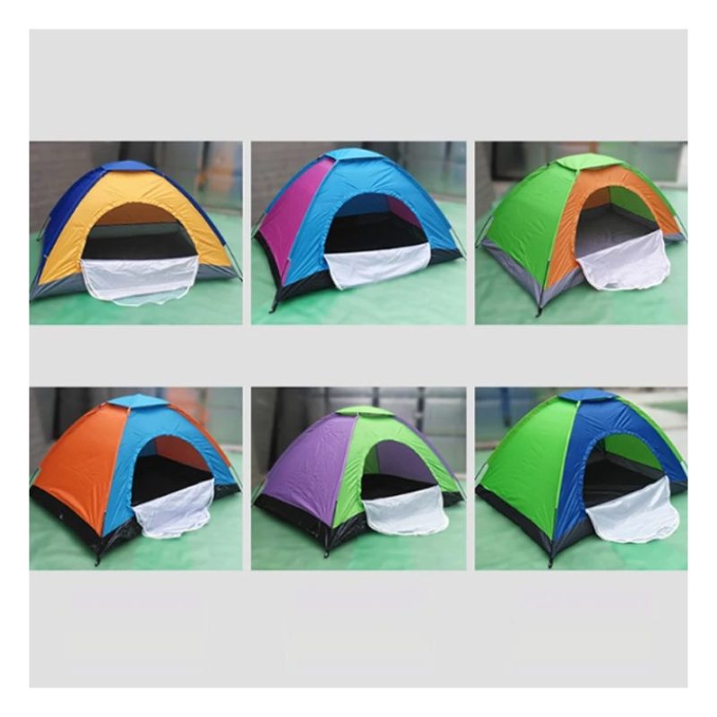 Generico Tenda da Campeggio 200x150x110 cm 3 posti persone porta a ...