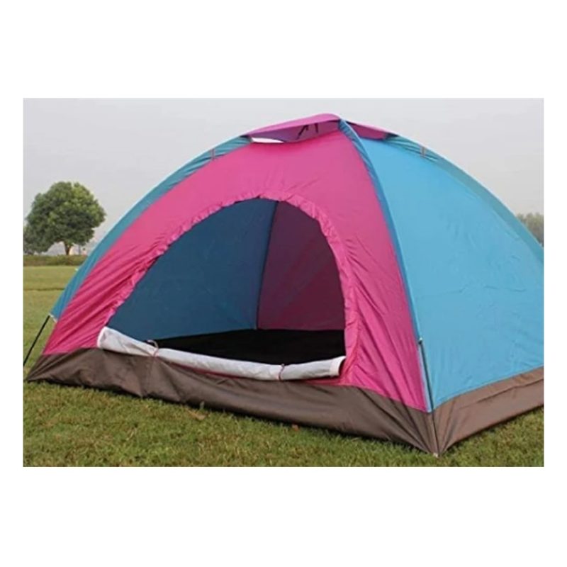 Hongu Tenda da Campeggio 200x100x100 cm 2 posti persone con cernier...
