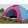 Hongu Tenda da Campeggio 200x100x100 cm 2 posti persone con cernier...