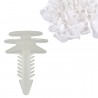 Hongu 240 pezzi Rivetto Clip in plastica Rivetti di Fissaggio bianc...