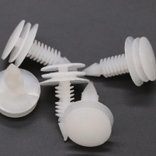 240 pezzi Rivetto Clip in plastica Rivetti di Fissaggio bianco auto 20x30x8 mm