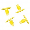 240 pz Rivetto Clip in plastica Rivetti di Fissaggio giallo auto 13,8x9,4x5,4 mm