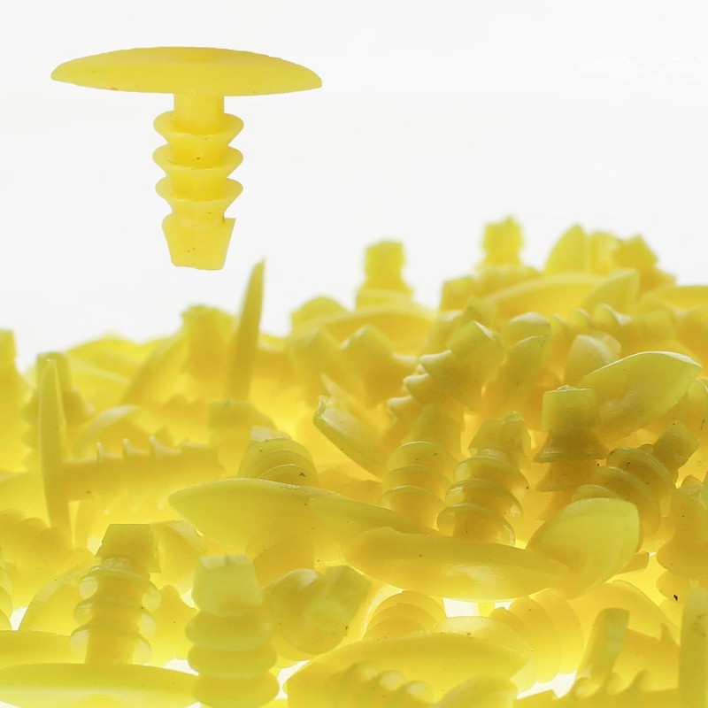 Hongu 240 pz Rivetto Clip in plastica Rivetti di Fissaggio giallo a...