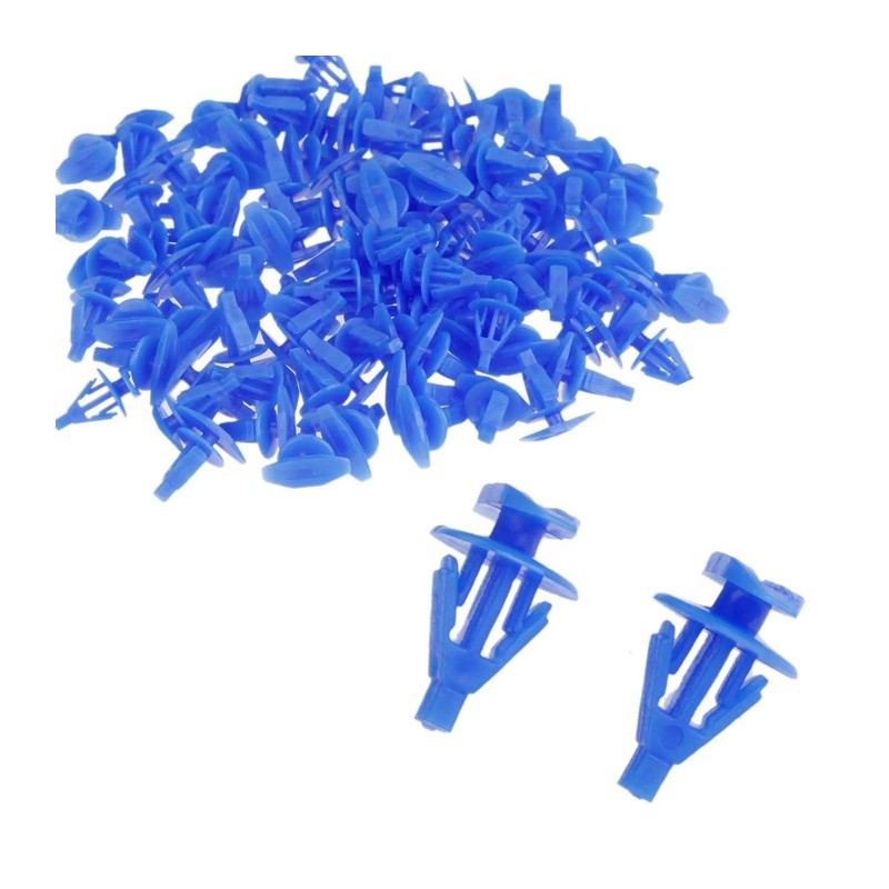 240 pezzi Rivetto Clip in plastica blu Rivetti clip di Fissaggio universali auto