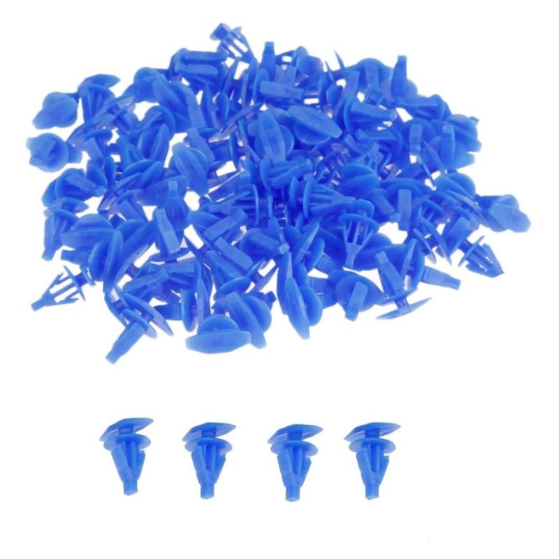 Hongu 240 pezzi Rivetto Clip in plastica blu Rivetti clip di Fissag...
