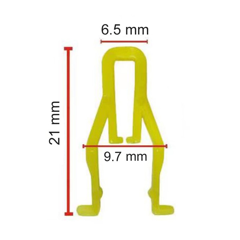 Hongu 240 PZ Rivetto Clip di Fissaggio cruscotti interno auto in pl...