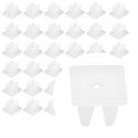 240 PZ Rivetto Clip di Fissaggio multiuso per auto in plastica bianco 8 x 7,7mm